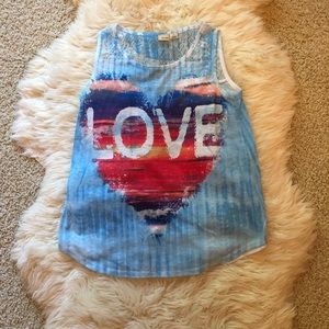 Rainbow Love Tank Top